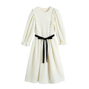 Платье C'ERA UNA VOLTA "Cream", кремовое